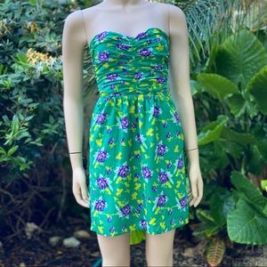 Gap Strapless Floral Dress